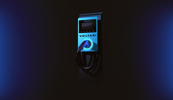 VOLTARI 80 Amp Charger with exposed Carbon Fiber mounting bracket